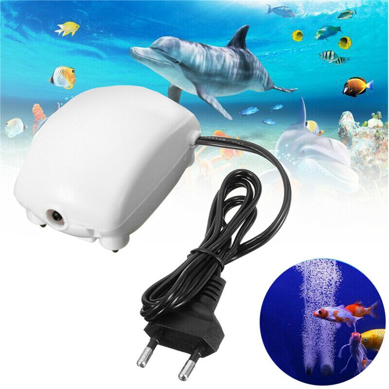 Laag Geluidsniveau Efficiënte Aquarium Zuurstof Pomp Fish Tank Air Stone Bubble Aquarium Toenemende Zuurstof Pomp Voor Aquarium Accessoires