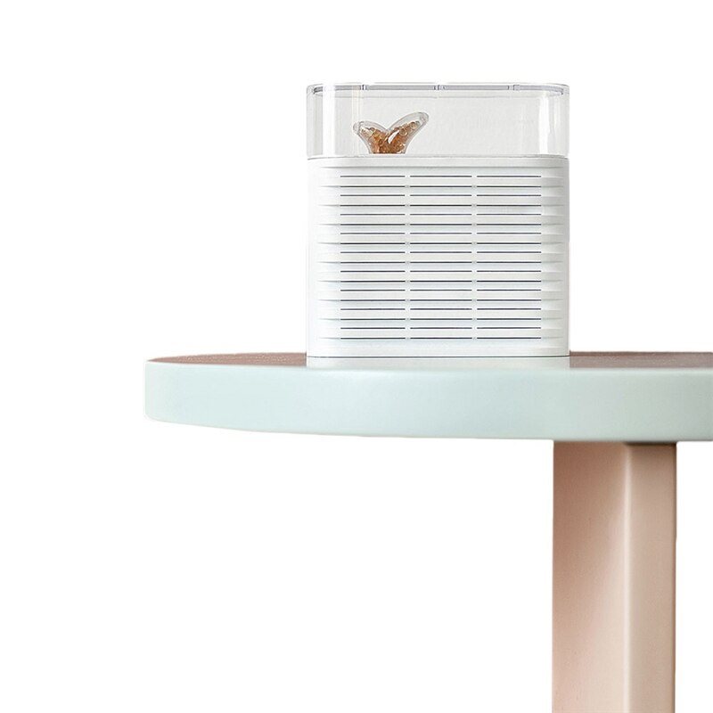 Portable 150ml Plant Air Dehumidifier Rechargeable Reuse Air Dryer Moisture Absorber White For Home Office Dehumidification