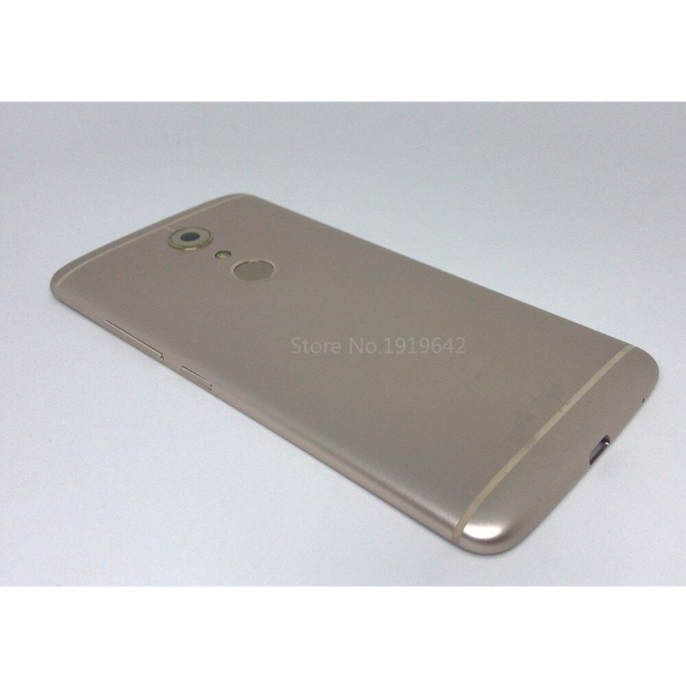 pour ZTE Axon 7 A2017 5.5 ''boîtier de châssis en métal pour téléphone portable avec bouton d'empreinte digitale, pièces de rechange pour boîtier de batterie