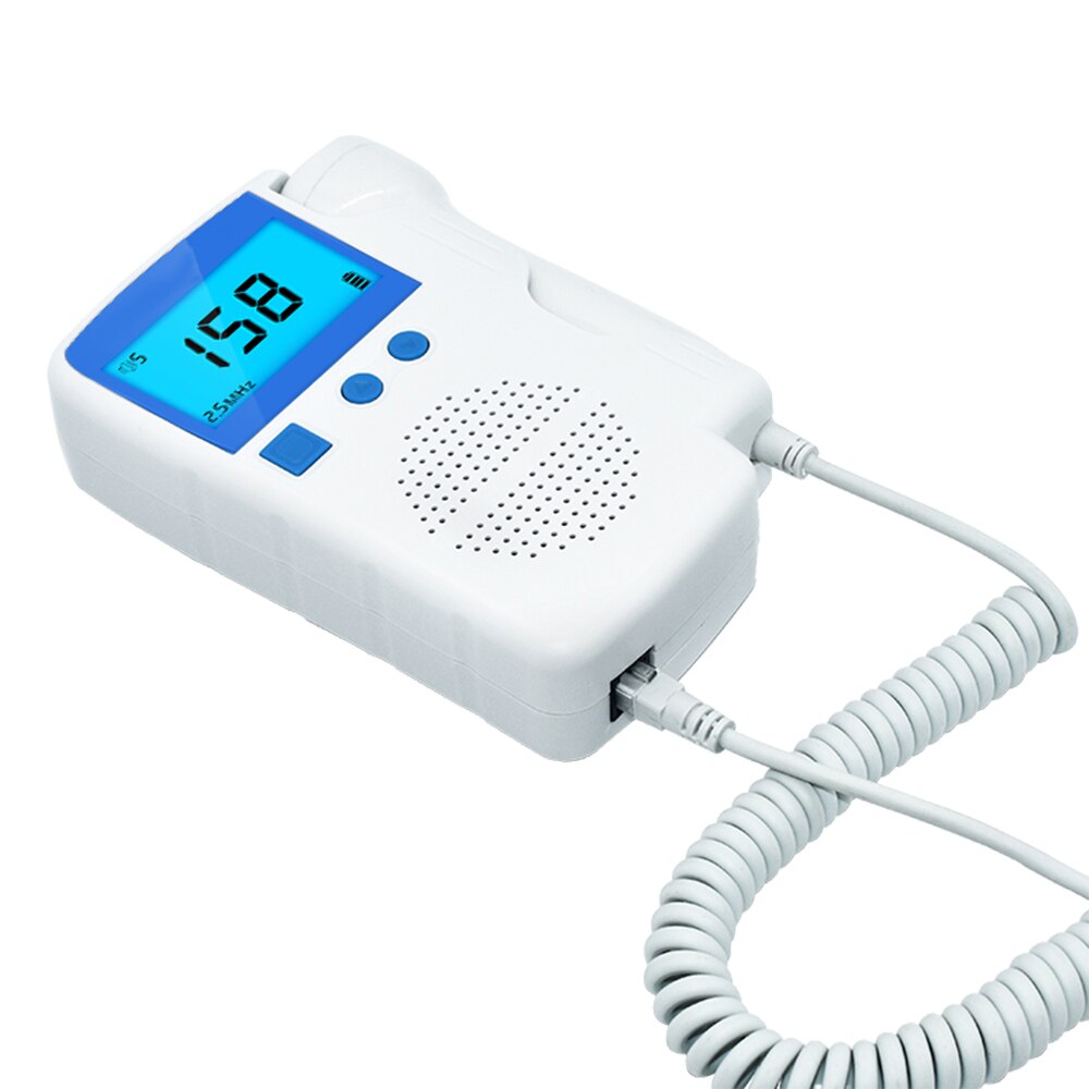 3.0Mhz Ultrasound Doppler Foetale Hartslagmeter Voor Thuisgebruik Zwangerschap Baby Foetale Geluid Hartslag Pocket Doppler