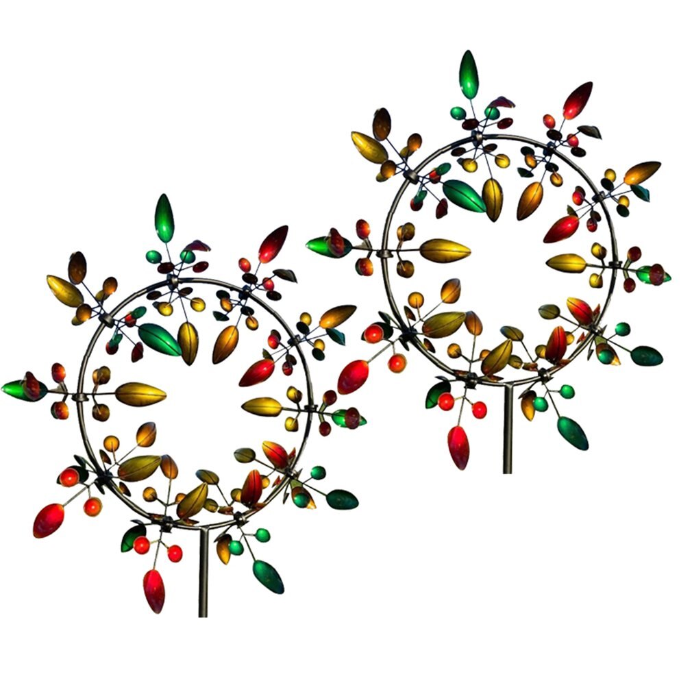 Magical Metal Windmill Fashionable Outdoor Wind Spinners Wind Catchers Windmill For Yard Patio Lawn Garden Decoration