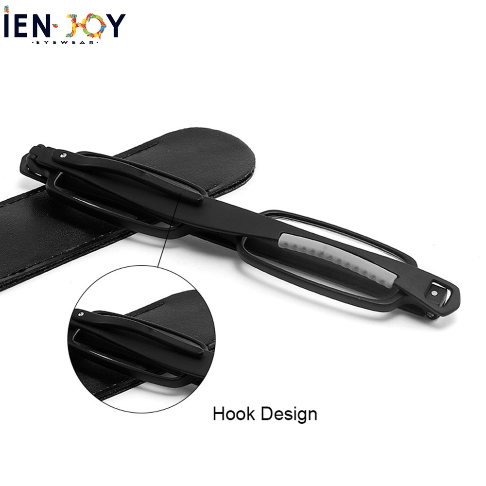 Ienjoy lesebriller tr briller for menn kvinner briller herre lesebriller sammenleggbare med etui  +1.0 +1.5 +2.0 +2.5 +3.0