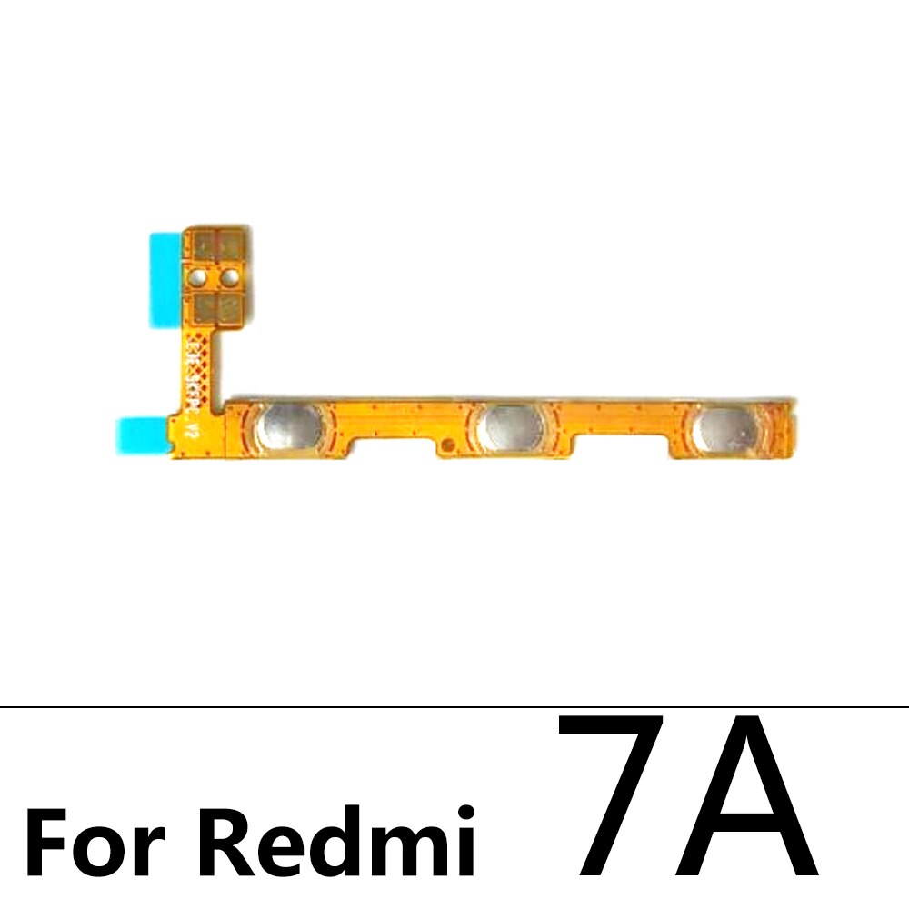 10 sztuk/partia, przycisk włączania i wyłączania boczny przycisk Flex Cable dla Xiaomi Redmi 6 6A 7 7A 8 8A 9 9A uwaga 6 7 8 8T 9 9S 10 Pro 5G: Redmi 7A