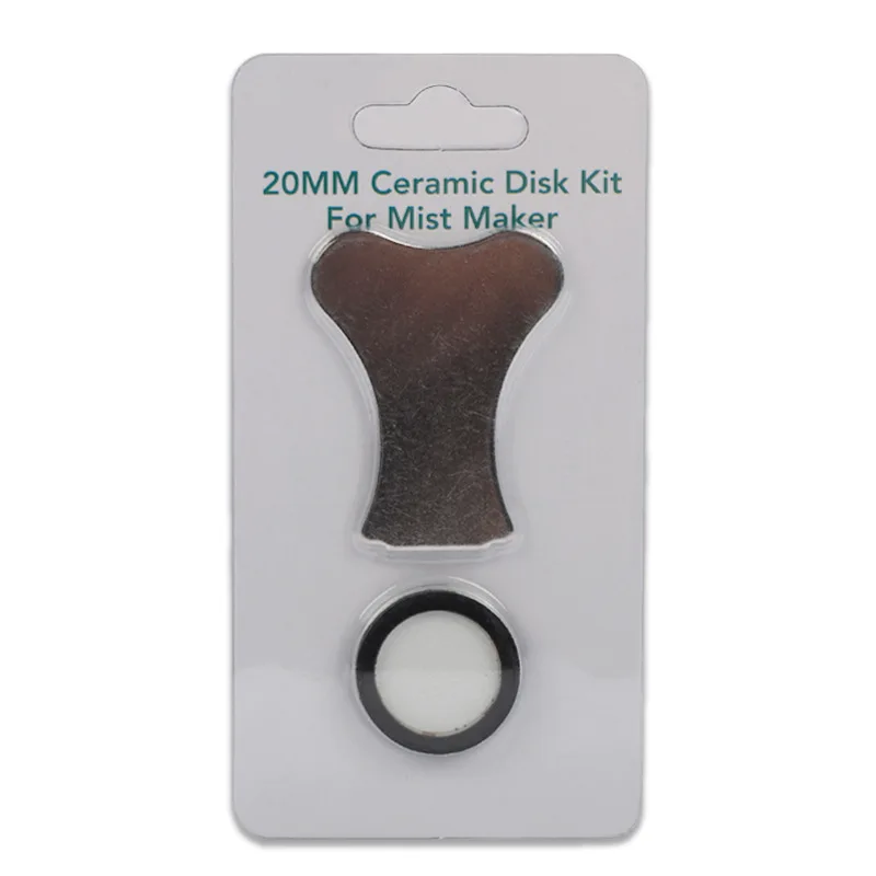20mm Fogger Ultrasonic Ceramic Disc Sheet Atomizer Humidifier Accessories Replacement Ceramic Disk Kits for Fog Making Machine: WHITE
