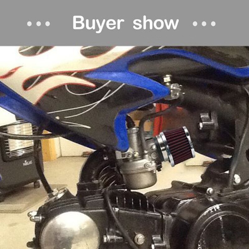 50mm 55mm 60mm Motorrad Luftfilter Universal Durable Praktische Motocross Roller Luft Schoten Reiniger Kurbelgehäuse entlüftung Filter