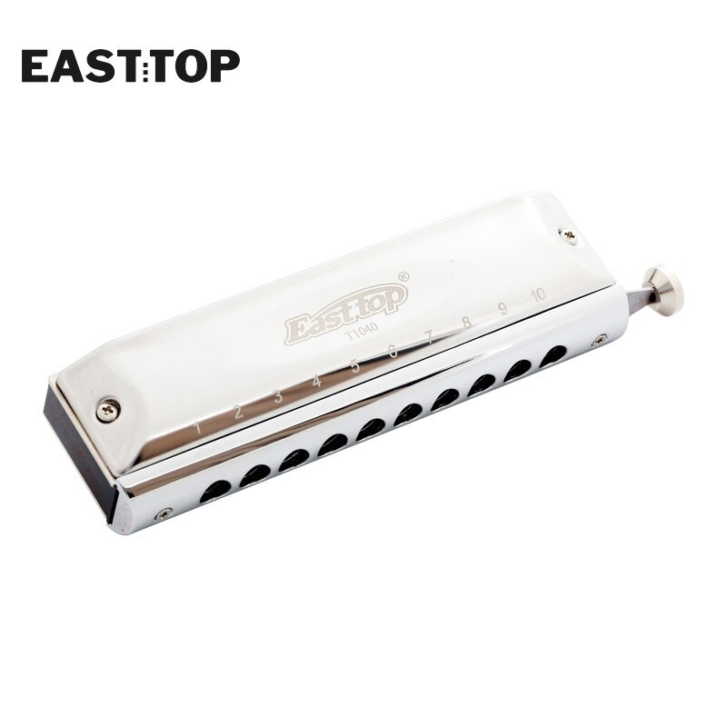 Easttop  t10-40 10- huls 40- tone musikinstrument kromatisk mundharmonika
