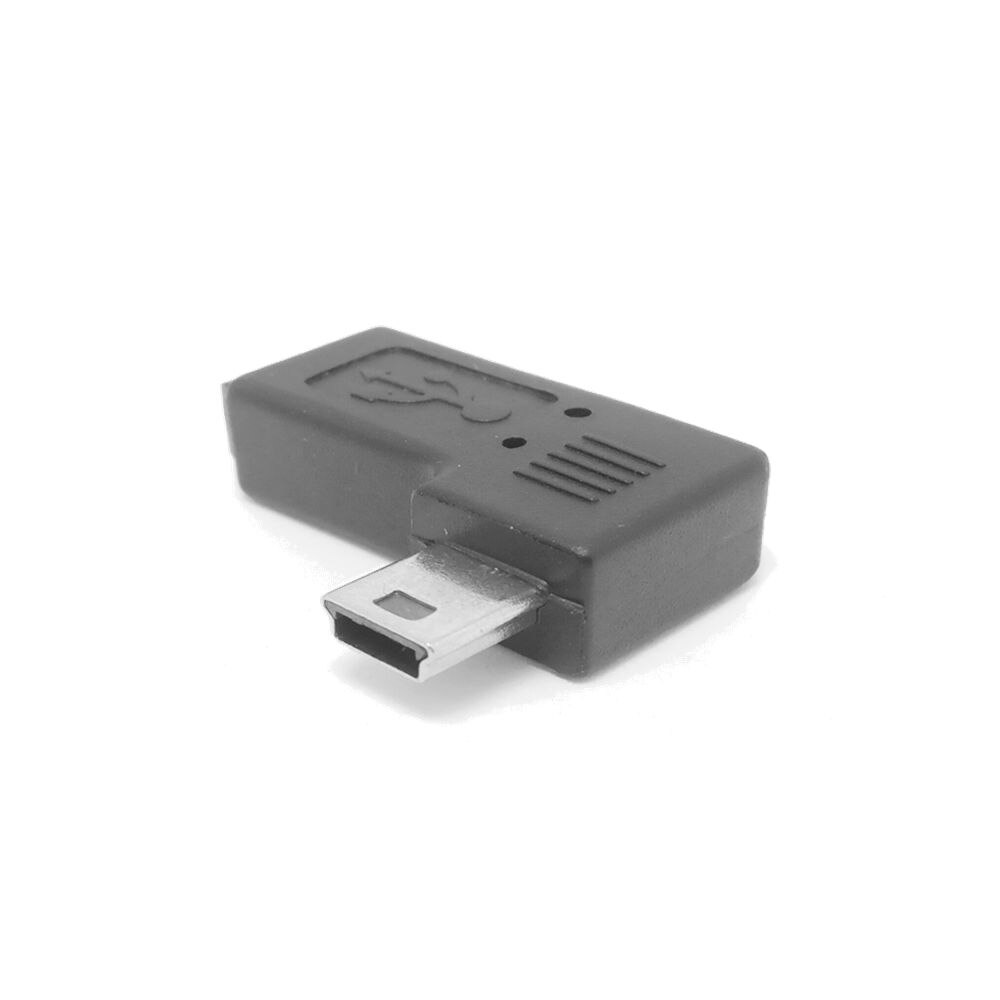 Mini USB elbow male to female 90 degree adapter Left and right angle Mini USB 5pin Extended adapter