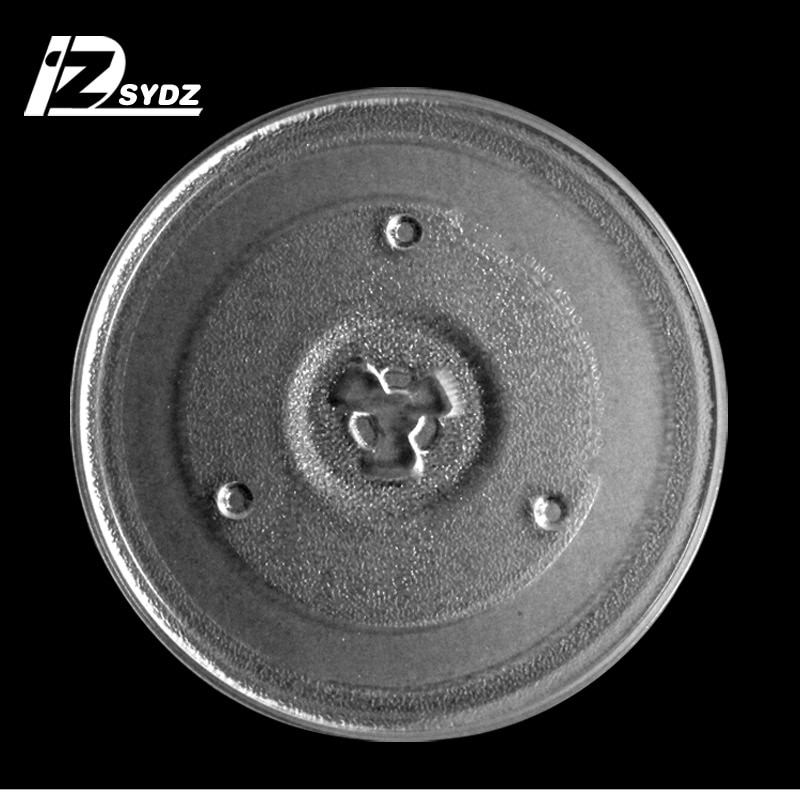 27cm diameter Y shape underside Flat chassis Microwave oven turntable Glass turntable Microwave glass tray parts