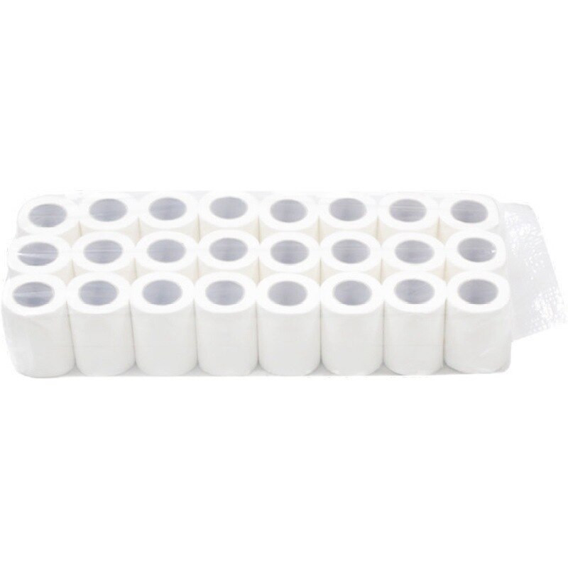 24Pcs Zachte Witte Wc-papier Handdoeken Rolls Toiletpapier Huishouden Papier Producten 4 Ply Papieren Tissue