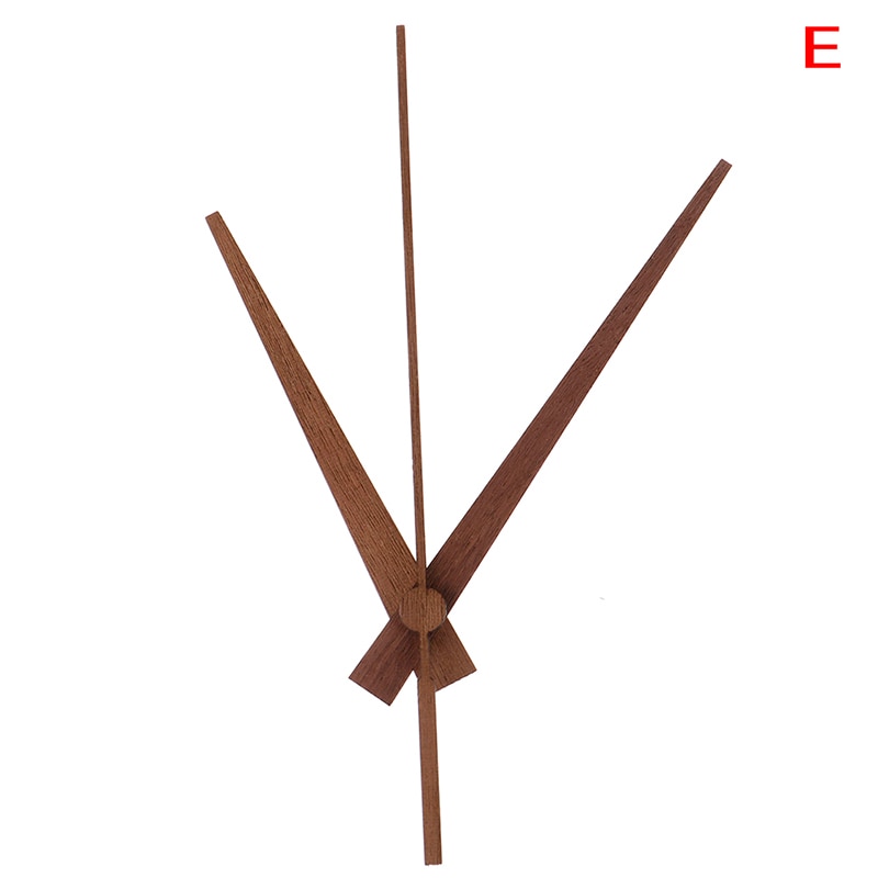 1 set houten wijzers diy wandklok wijzers 10 12 inch klok walnoot houten naald kwartsklok vervangende onderdelen accessoires: En
