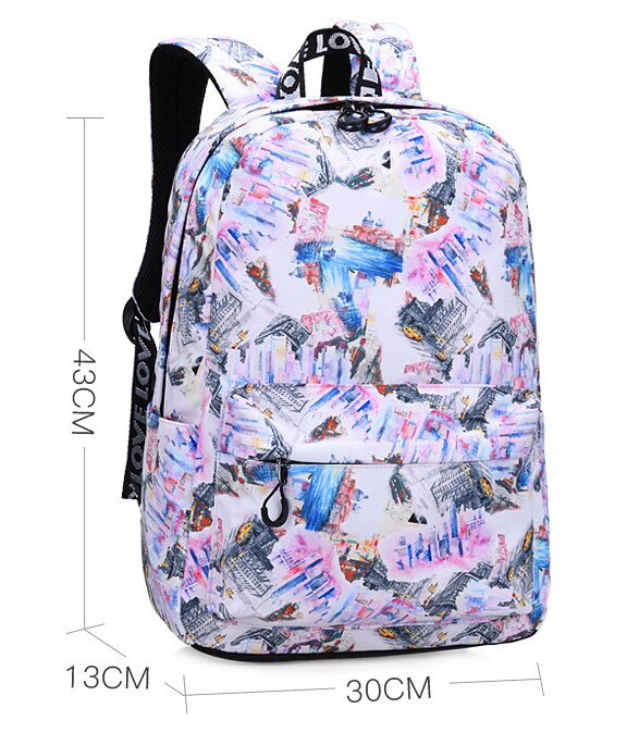 Chuwanglin skolväskor kvinnors ryggsäck unisex skolväskor för tonåringar ryggsäckar ryggsäck resväska mochila escolar  t92005: Stor storlek 2
