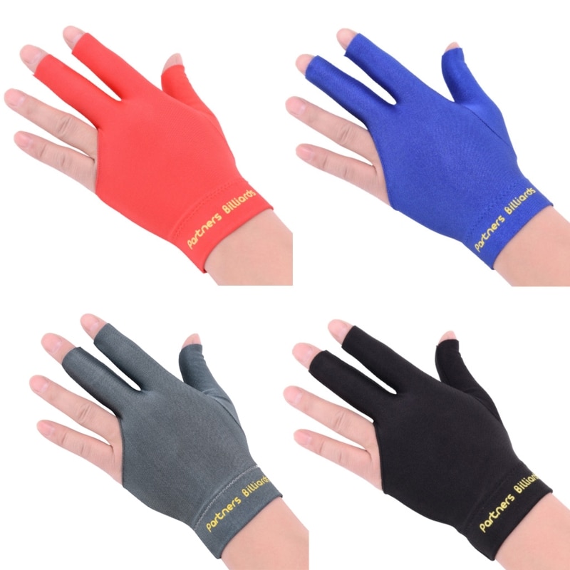 Billard Drei Finger Handschuh Snooker Handschuh Besondere hoch Klasse Billard Handschuhe 62KF