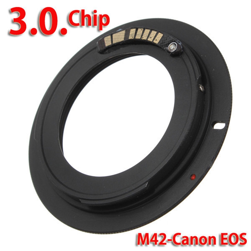 Nouvel objectif AF III confirmer M42 pour adaptateur EOS pour appareil photo Canon bague de montage EF 60D 550D 600D 7D 5D 1100D noir