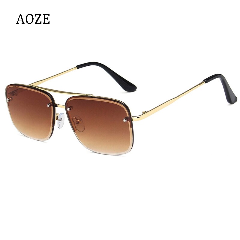 Aoze classic style cool unisex sunglasses brand men's vintage sunglasses zonnebril dames UV