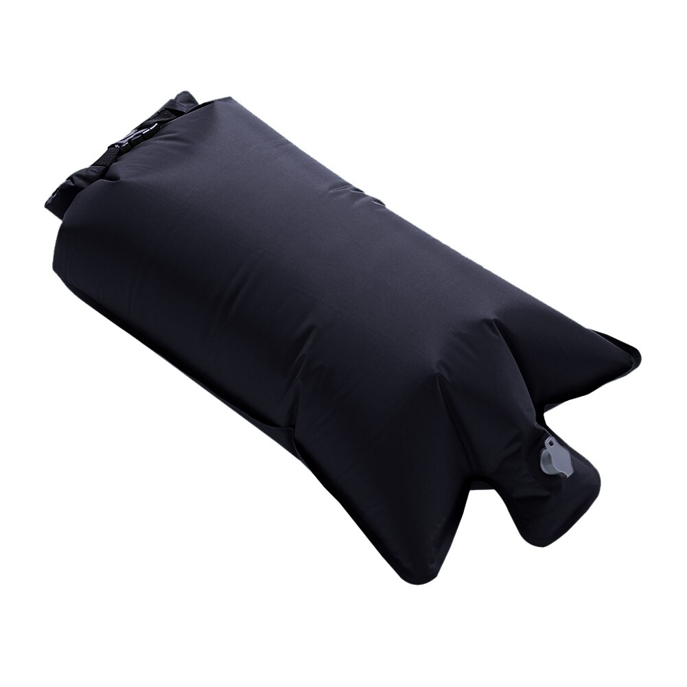 Camping Sleeping Pad Inflatable Moisture Air Mattress Ultralight Outdoor Mat Picnic Sleeping Mattress Camp Air Nylon Pouch: Dark Blue
