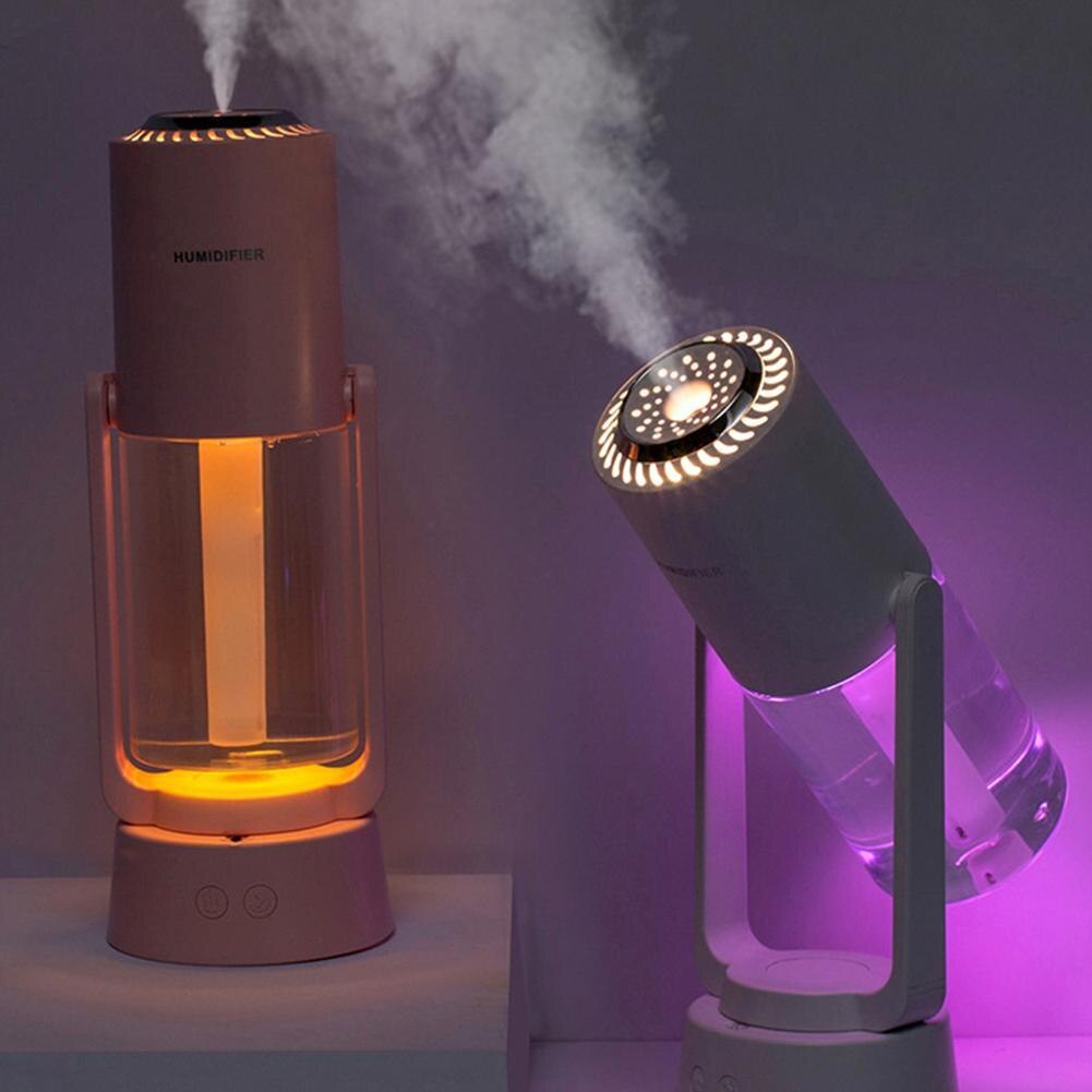 Portable Air Humidifier 230ml Scented Table Humidifier Anion Function 230ml Super Silent Wireless LED Lamp for Car Home