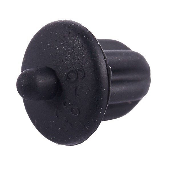 10x Zwart Rubber 6.35Mm Audio Jack Pc Dvd Microfoon Socket Stofkap