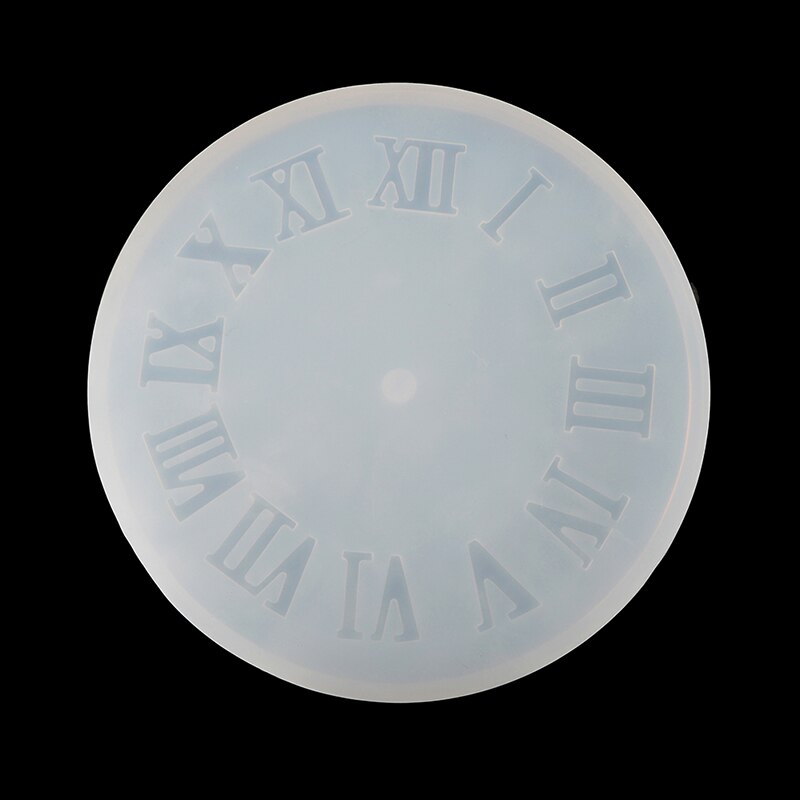 Diy cimento molde de silicone concreto diy artesanato relógio fazendo argila gesso argila cimento clock molde ferramenta para casa suprimentos
