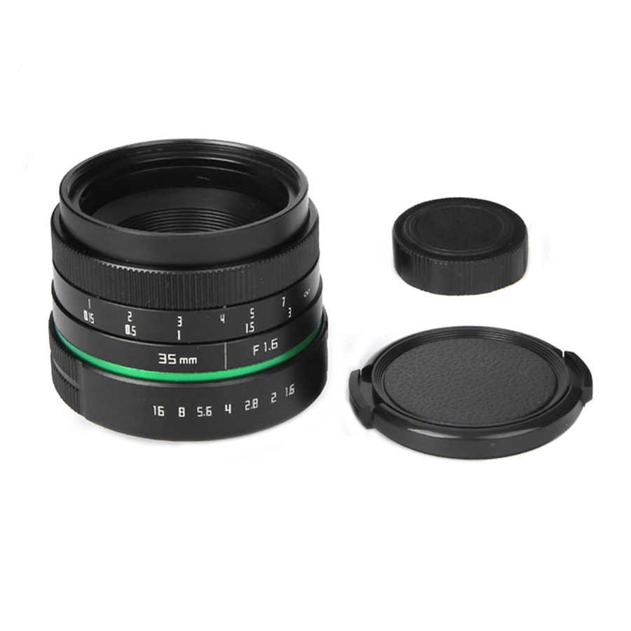 Camera Foucsing Lens 35 Mm F1.6 C-Mount Apsc Foucsing Lens Gebruik Met Adapter Voor Mirrorless Sony Camera 'S