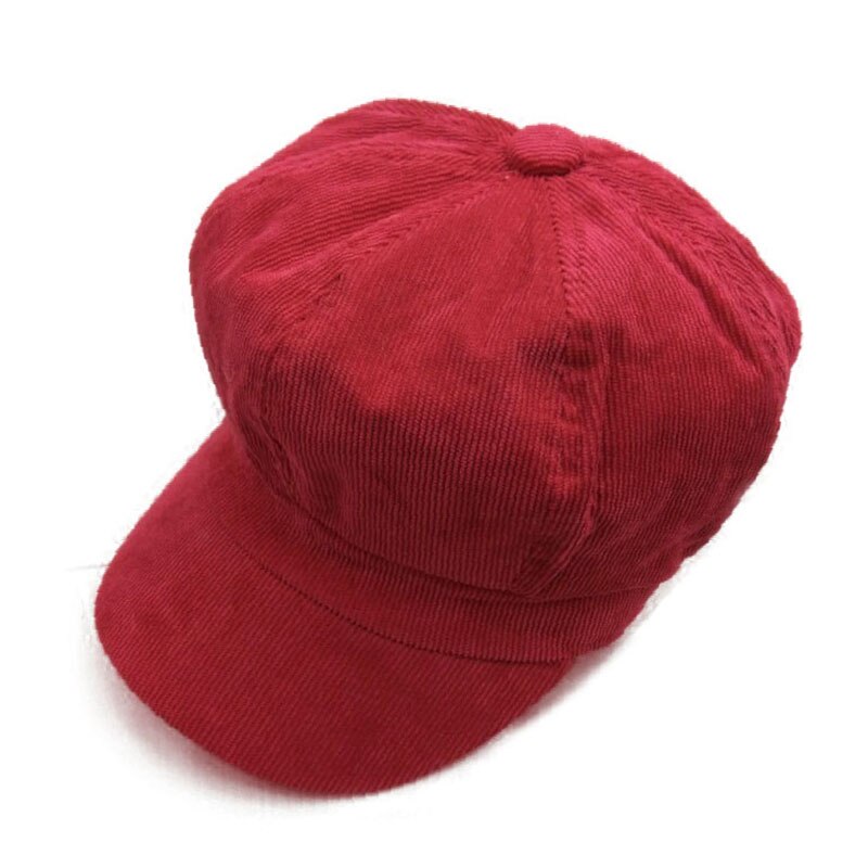Manchester tidningspojke kepsar unisex solid varm höst vinter målarkeps kvinnor män vintage åttkantig keps ledig basker