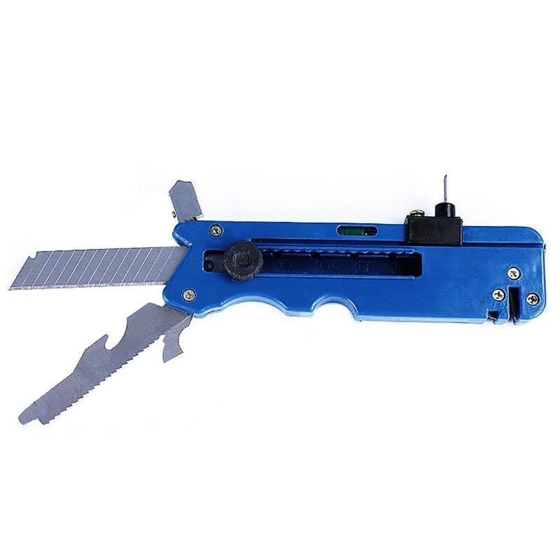 1PC Multifunction Glass Cutter Glass Tile Cutter Metal Cutting Kit Tool With Measure Ruler: Default Title