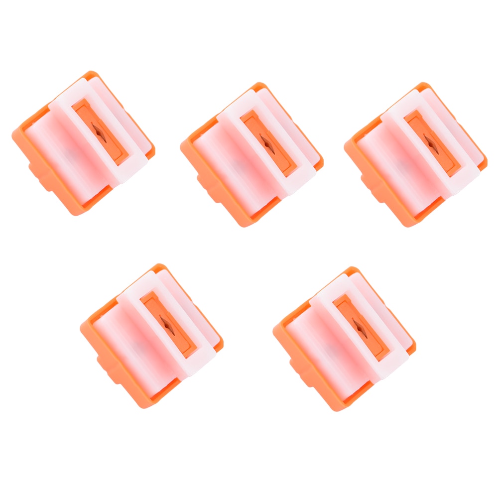 A4 Universal Replacement Blade Hidden Utility Knife Safety Plastic Spare Cutter Automatic Security Safeguard Accessories