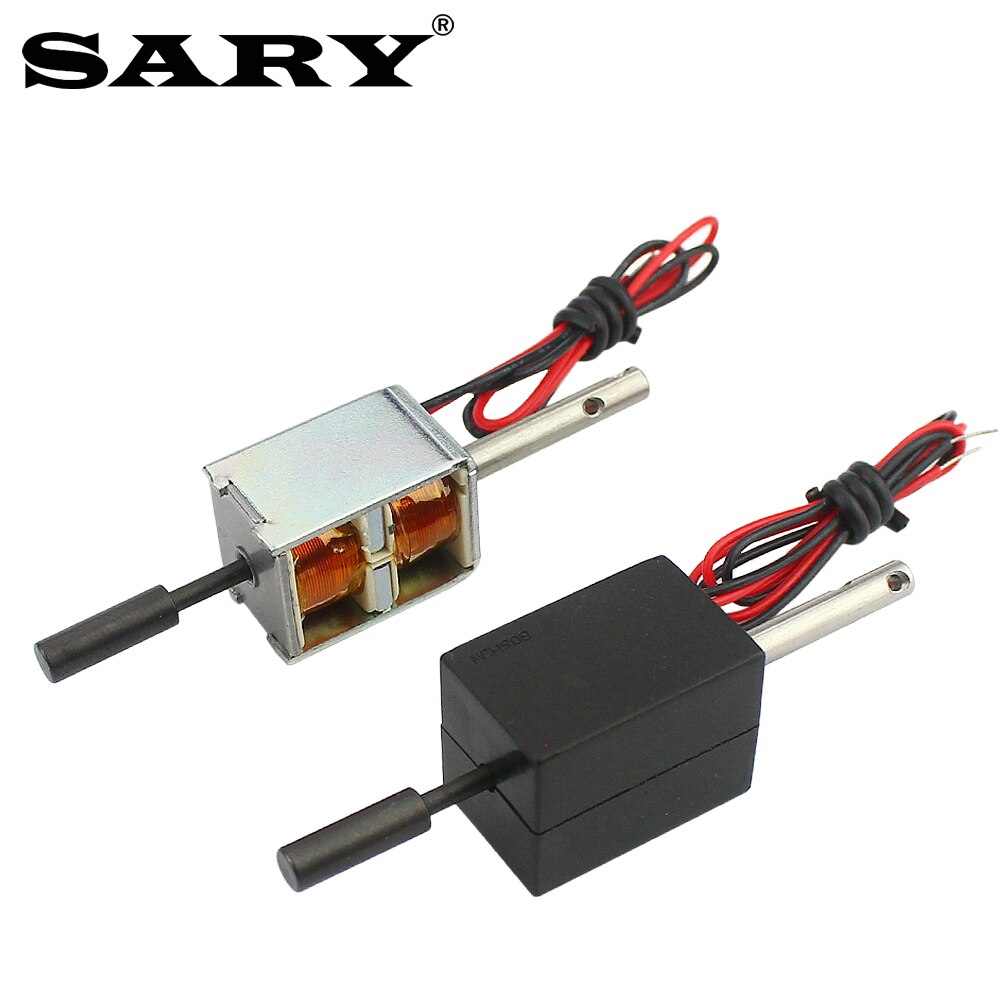 DIY self-holding (two-way) solenoid DC12v push-pull solenoid coil stroke 5mm