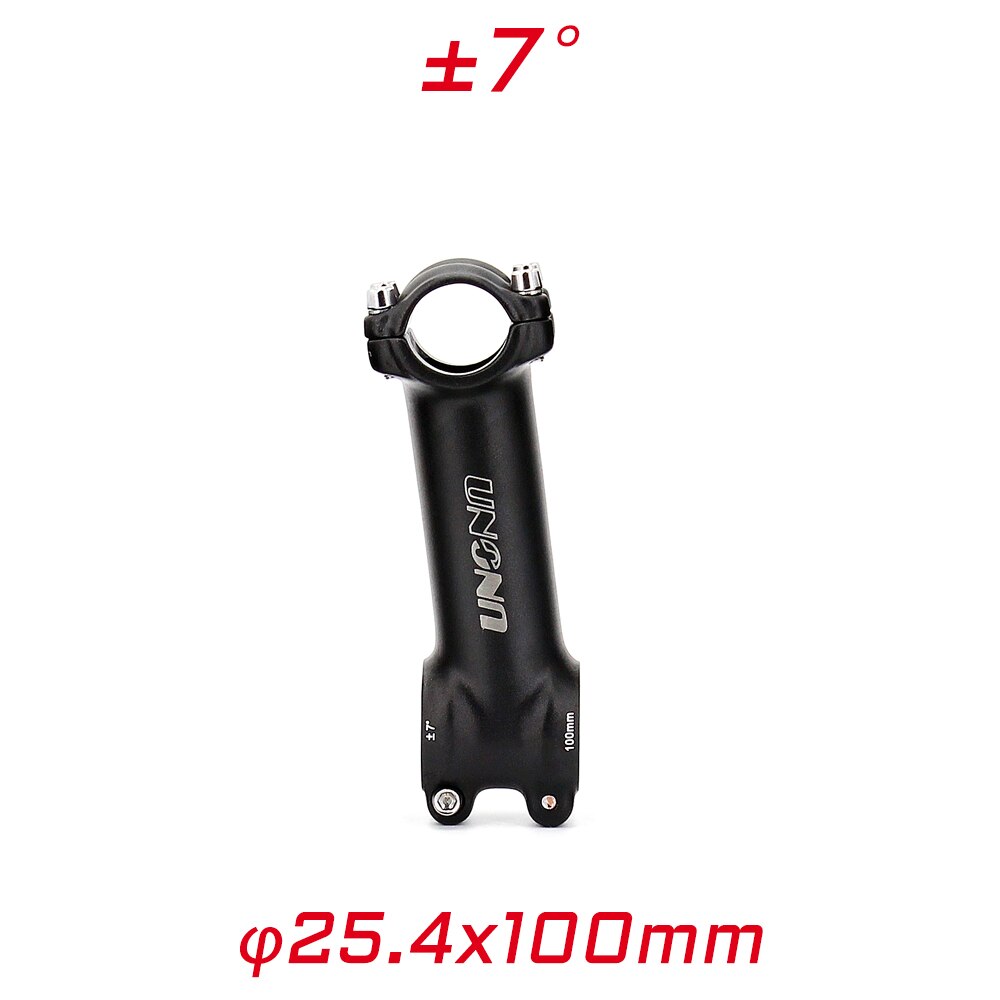 Potence UNO MTB/Road 100mm 25.4mm – Ultra-légère Aluminium Noir – Direct Mount