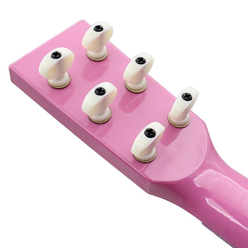 23 tums basswood akustisk gitarr 6 strängar liten mini gitarr med gitarr plock strängar för barn barn nybörjare