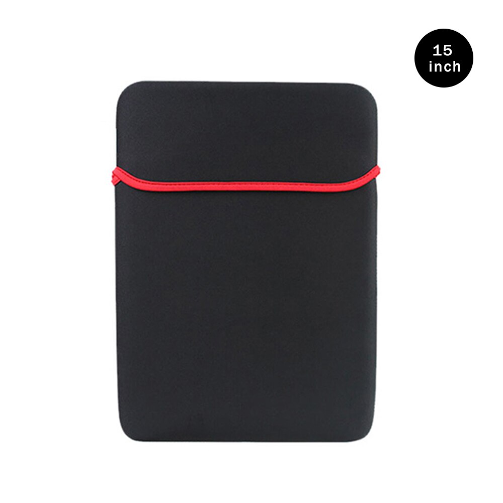 Universal Black Pouch Sleeve Laptop Bag Case for Tablet PC 7" 8" 9" 9.7" 10" 12" 13" 14" 15" inch Mouse Pad Style: 15 inch