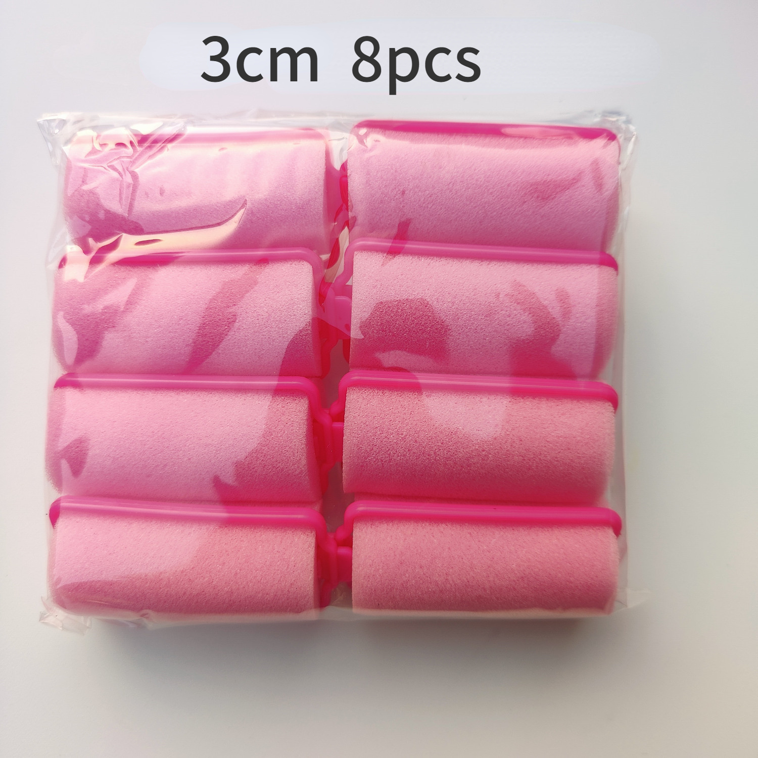 6-14 Uds esponja mágica rulos de pelo de espuma estilo rizadores sin calor cojín salón DIY herramienta rizador de peluquero mujeres no daña el cabello 6 tamaños: Gris