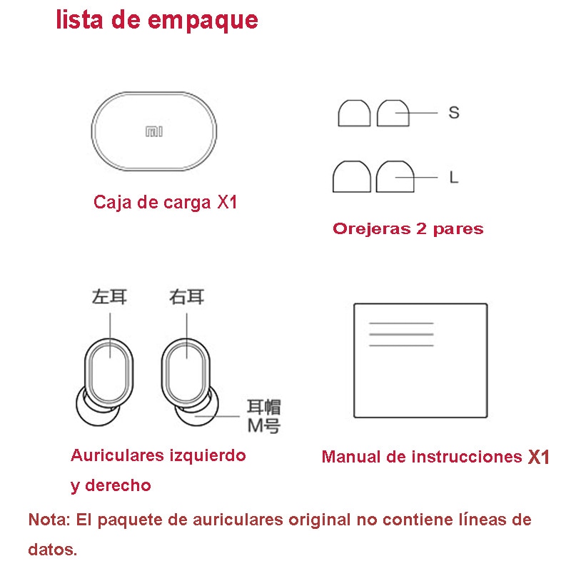 Alkuperäiset xiaomi redmi airdots tws bluetooth 5.0 langattomat bluetooth kuulokkeet stereo basso nappikuulokkeet