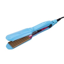 2 In 1 Professionele Snelle Verwarming Keramische Haar Maïs Plaat Curler Crimper Corrugation Krultang Wand Hair Verwarmd Roller