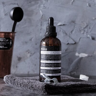 500ML Braune Flasche nordisch Glas Flüssigkeit Seife Spender Shampoo Flasche Für Flasche Dusche Gel Flasche Körper Waschen Haar Klimaanlage Kasten,seifenspender: Tropfer 100ML