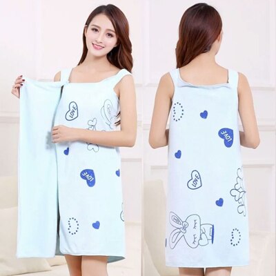 Serviette de bain absorbante enveloppée poitrine peignoir de bain serviette de bain en coton pour femme adulte doux non pelucheux jupe de bain à séchage rapide: 5