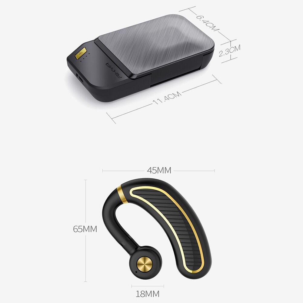 K21 langattomat kuulokkeet bluetooth kuulokkeet korvakoukut urheilukuulokkeet puhelimeen handsfree kuulokkeet latauskotelon äänenvoimakkuuden säätimellä