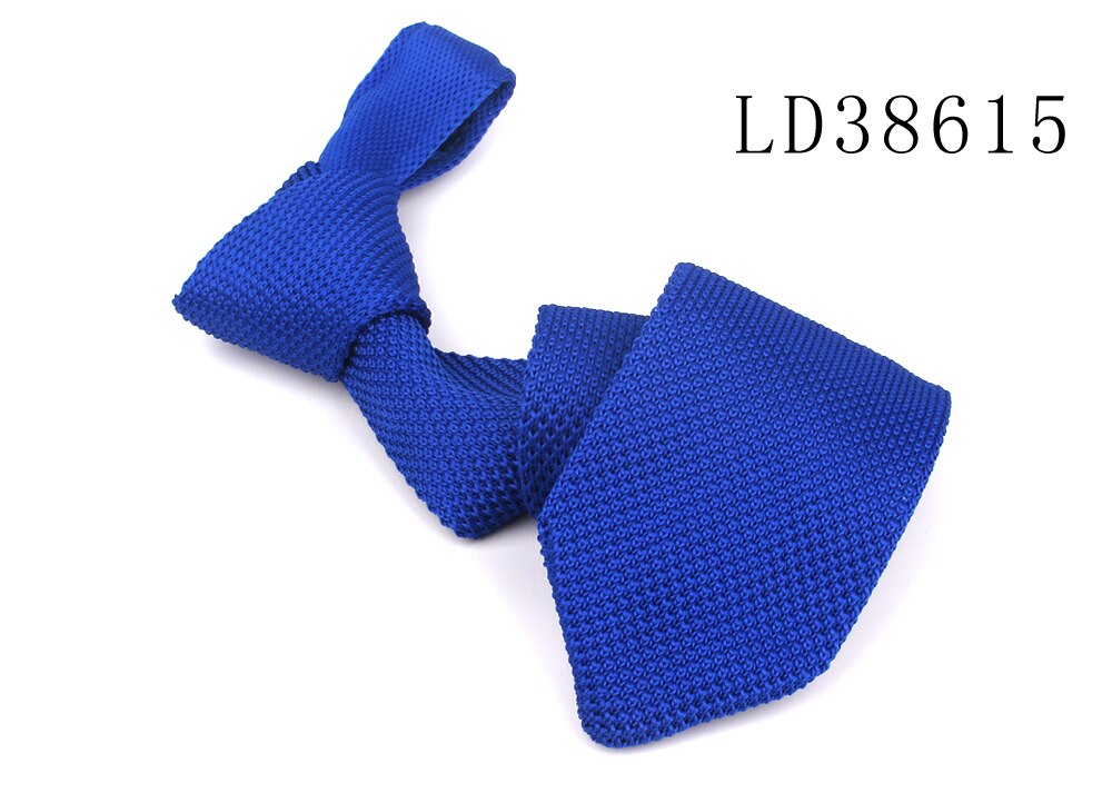Corbatas de punto rojas para hombres, corbata de cuello para boda, negocios, corbatas de punto casuales, Trajes clásicos, corbatas de cuello de Color caramelo: Naranja