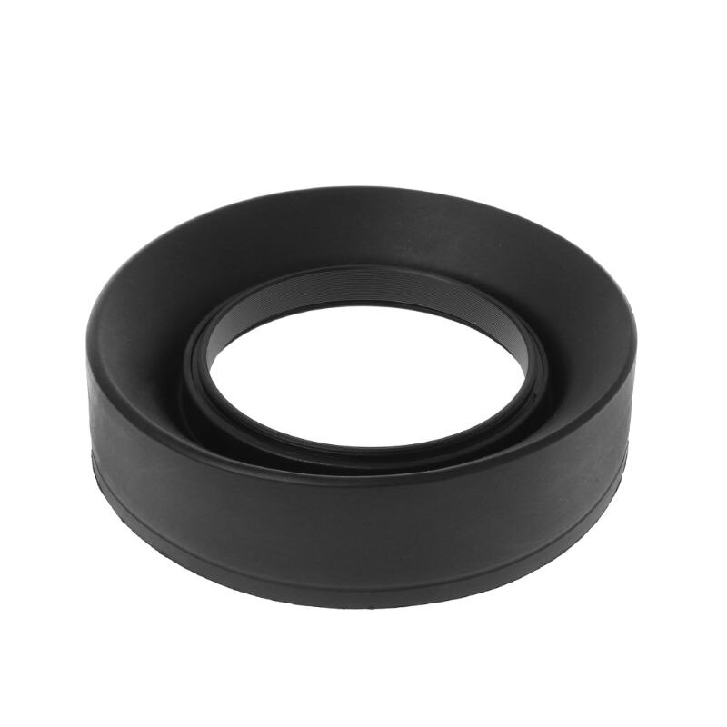 3-In-1 Camera Lens Hood Rubber Inklapbare Groothoek 3 Stage 62Mm Camera Accessoires Vervanging deel
