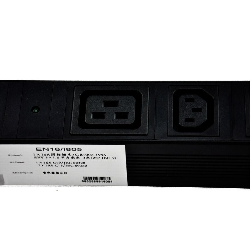 TOWE EN16/I805 16A 8 WAYS IEC320 C13 WITH SPD PDUs Cabinet socket Power distribution Units