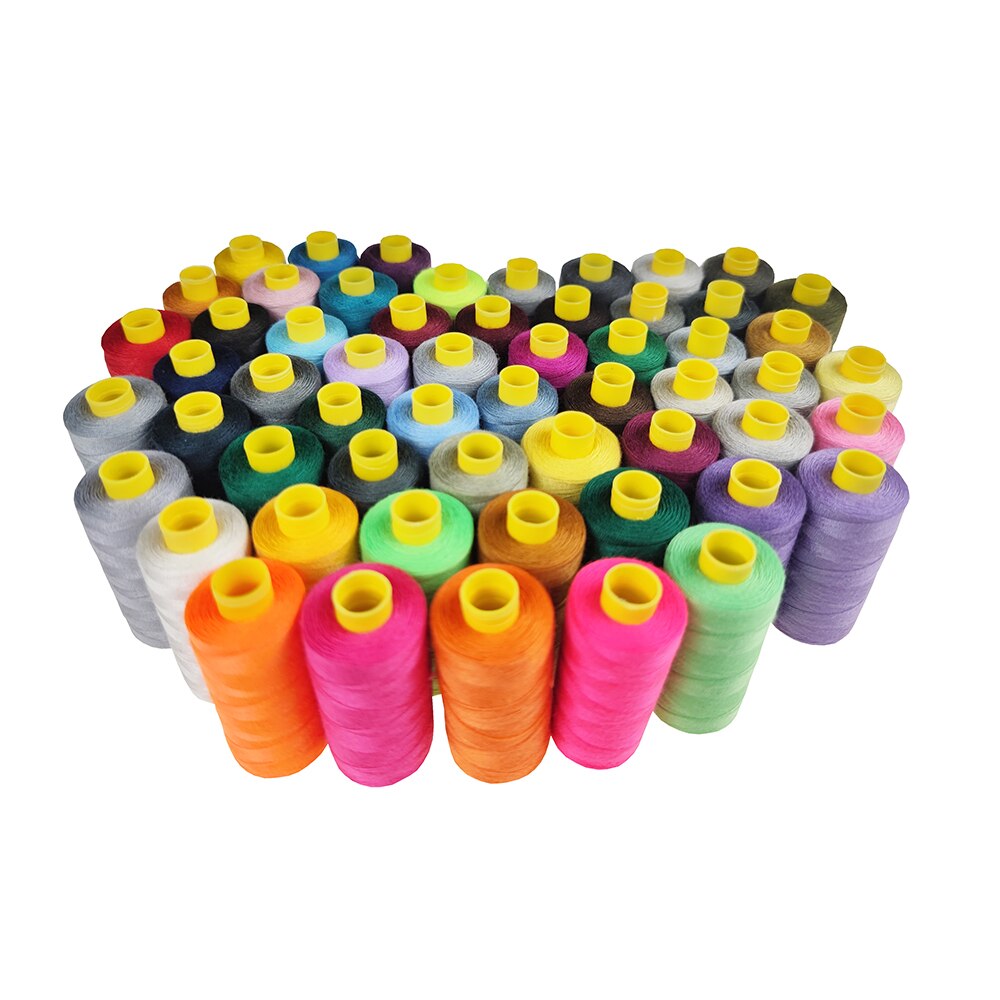 Sanbest Spun Polyester Sewing Thread 500 Meters 40s/2 High Speed Hand Stitching Sewing Machine Overlocking Threads Home