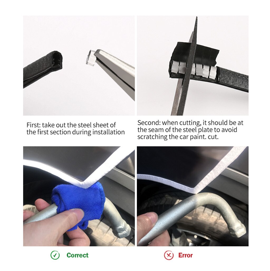 Car Door Edge Guards Flexible Rubber Edge Trim For Protecting Edges of Cars products Spot supplier Se