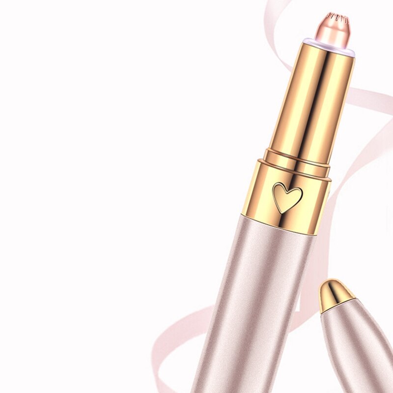 Bærbar smertefri usb elektrisk øjenbrynstrimmer dame automatisk øjenbryn skønhedsinstrument epilator
