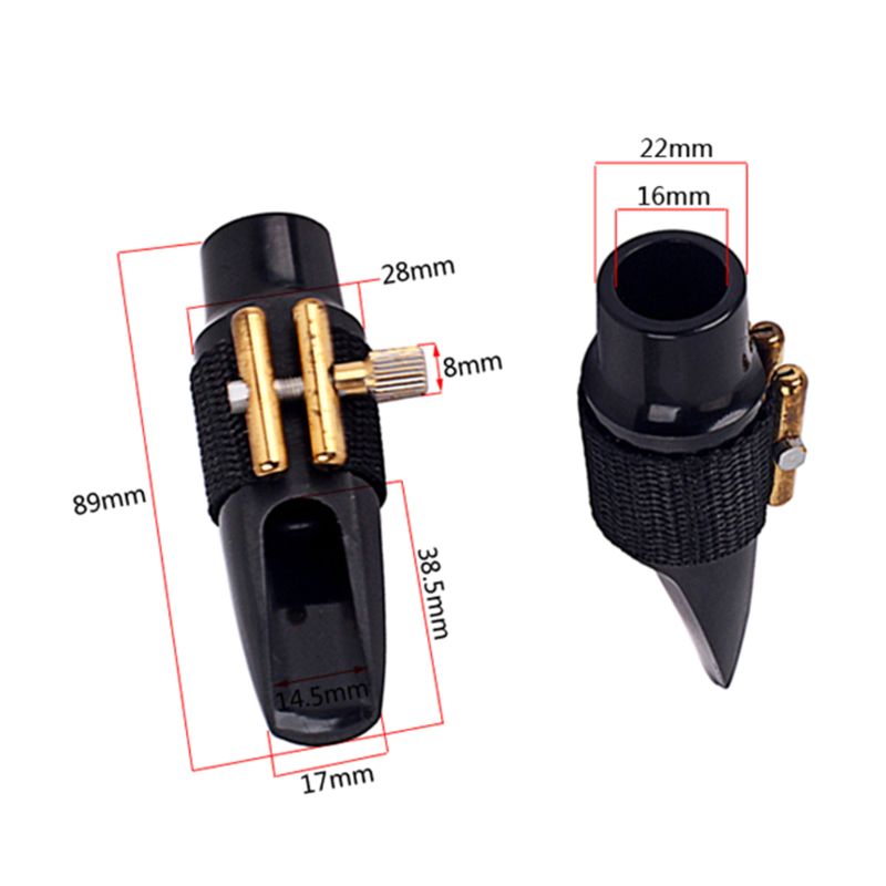 Altsaxofoon bakeliet mondstuk saxofoon rietbinder gesp muziekinstrument accessoires saxofoon reserveonderdelen