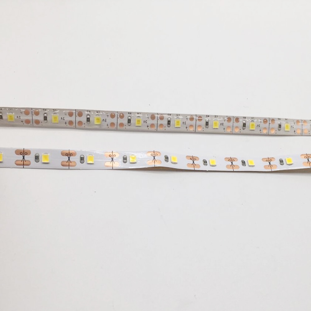 1m 2m 3m Draadloze PIR Motion Sensor LED Bed Closet nachtlampje 5V 2835 LED Strip AAA Batterij Power Flexiable lamp Verlichting