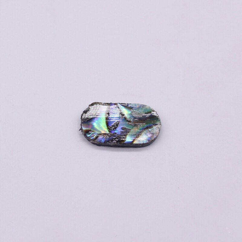 10 stuks oorbellen met natuurlijke abalone schelpen, liefdesringen met cabochon kralen en een platte achterkant, doe-het-zelf sieraden maken  c49: 7 naast elkaar 1.6 x 0.9cm