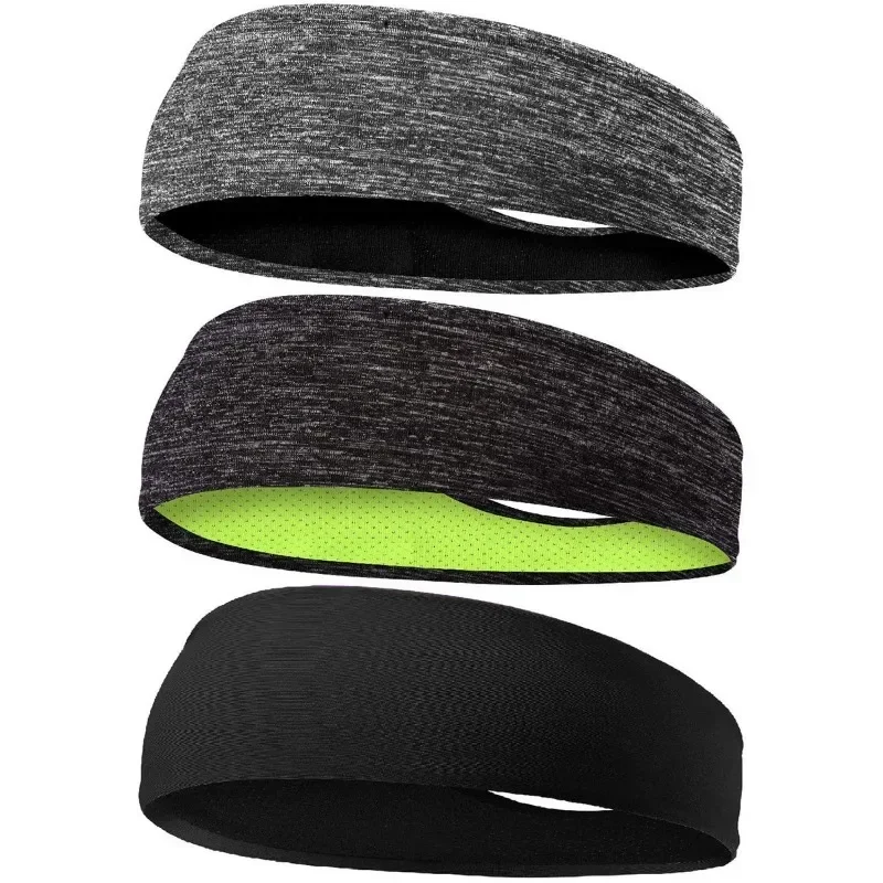 Banda para el sudor para hombres y mujeres, diademas deportivas elásticas, banda para la cabeza, diademas para Yoga, diadema, accesorios deportivos para el cabello, banda de seguridad
