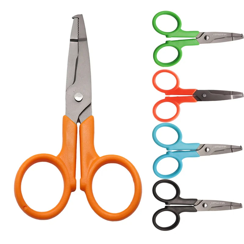 Zyz Multifunctionele Vissersschaar Titanium Geplateerd Roestvrij Staal Ultralichte Draagbare Visserijtang Gereedschapsuitrusting