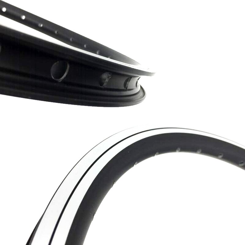 BMX-llantas de doble capa para bicicleta, llantas de aleación de aluminio de 18 pulgadas, 20/24/28/32/36 agujeros, para bicicletas plegables de montaña y carretera