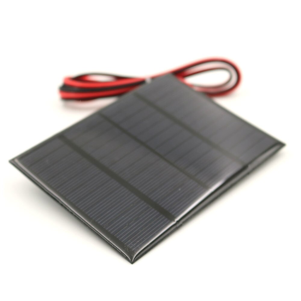 Aurinkokenno 12v 125ma 1.5w miniaurinkojärjestelmä tee itse matkapuhelimen akun lataukseen monikiteinen aurinkopaneeli 100cm jatkojohdolla