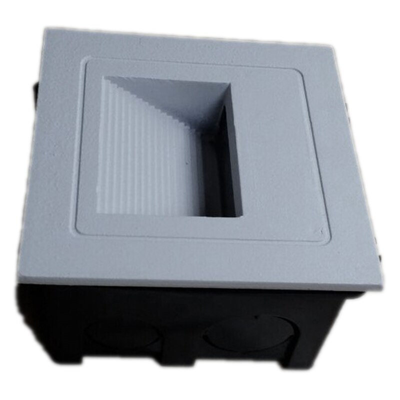Led Wall Lamp 3W LED Stair Light Step Light Recessed Buried Lamp Indoor Stairway Lamp Outdoor Hallway Waterproof Staircase Step: White